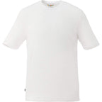 Sarek Crew Neck Tee with Chainstitch Detail for Men Sublimation - White Solid - Front