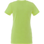 Sarek V-Neck Tee with Chainstitch Detail for Women Transfer - Apple Heather - Front Flat