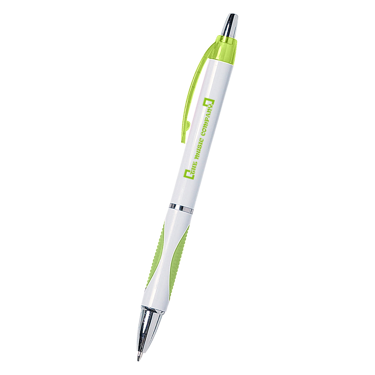 Sassy Pen with Your Logo - Lime Green - Silk Screen
