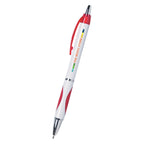 Sassy Pen with Your Logo - White/red - Full Color