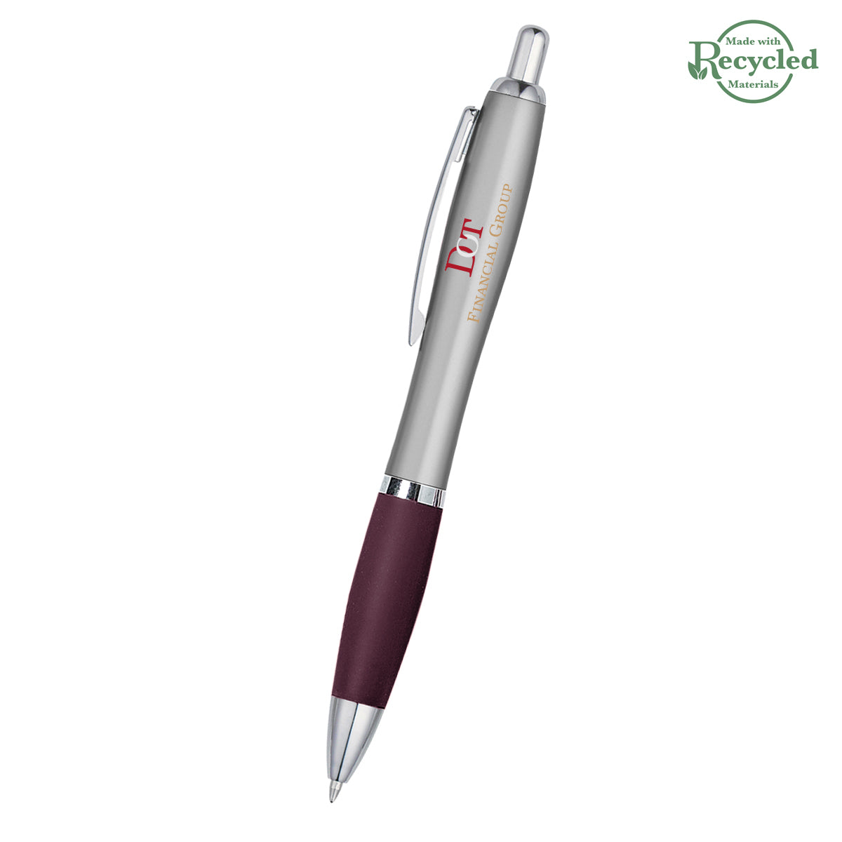 Satin Pen, Custom Printed Full Color - Full Color