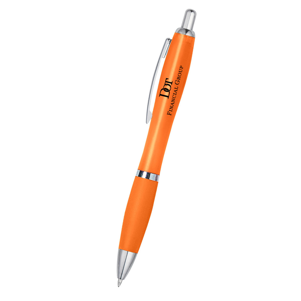 Satin Pen, Custom Printed Full Color - Silk Screen