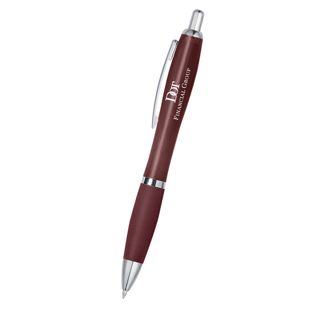 Satin Pen, Custom Printed Full Color - Silk Screen