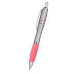 Satin Pen, Custom Printed - Pink - Full Color