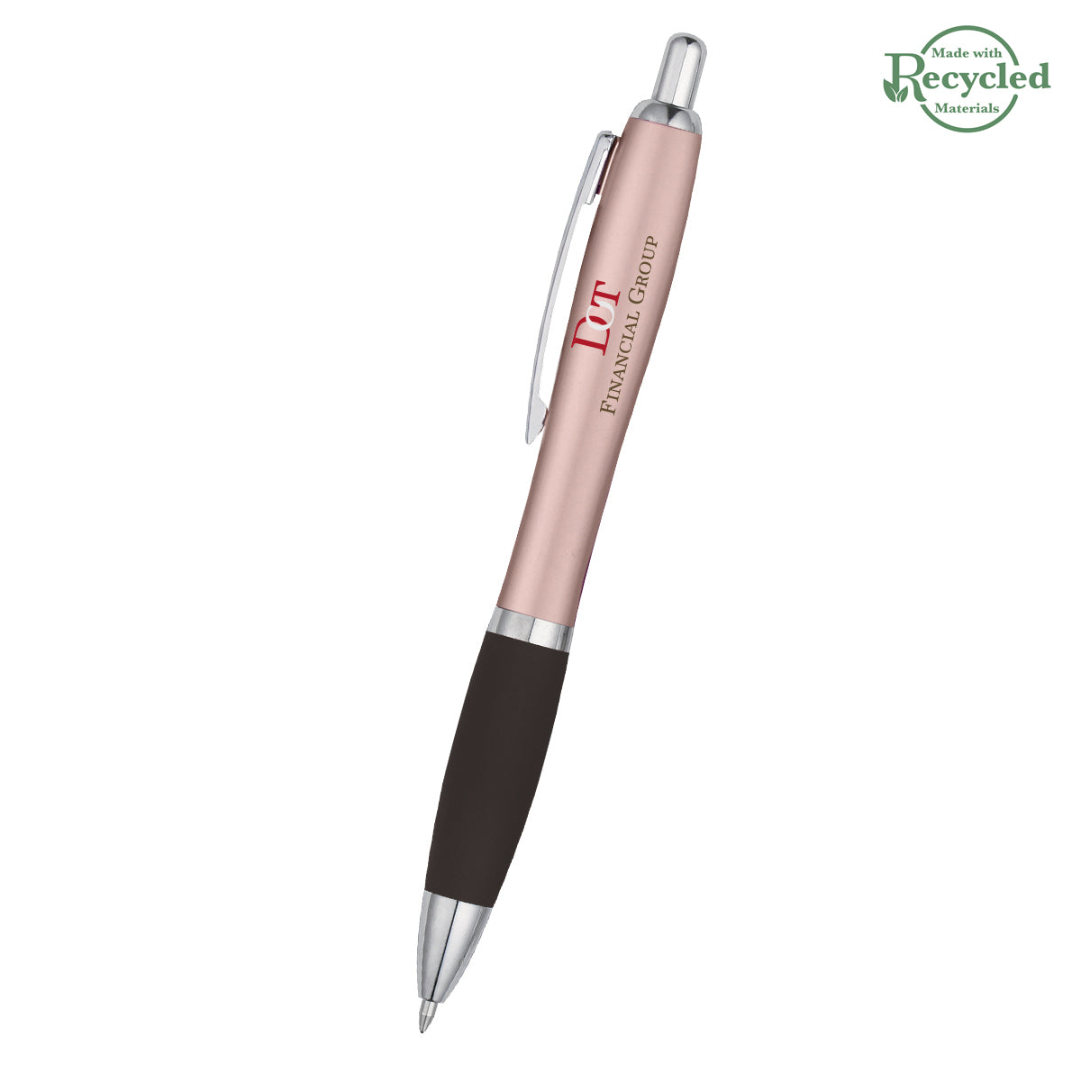Satin Pen, Custom Printed - Rose - Full Color