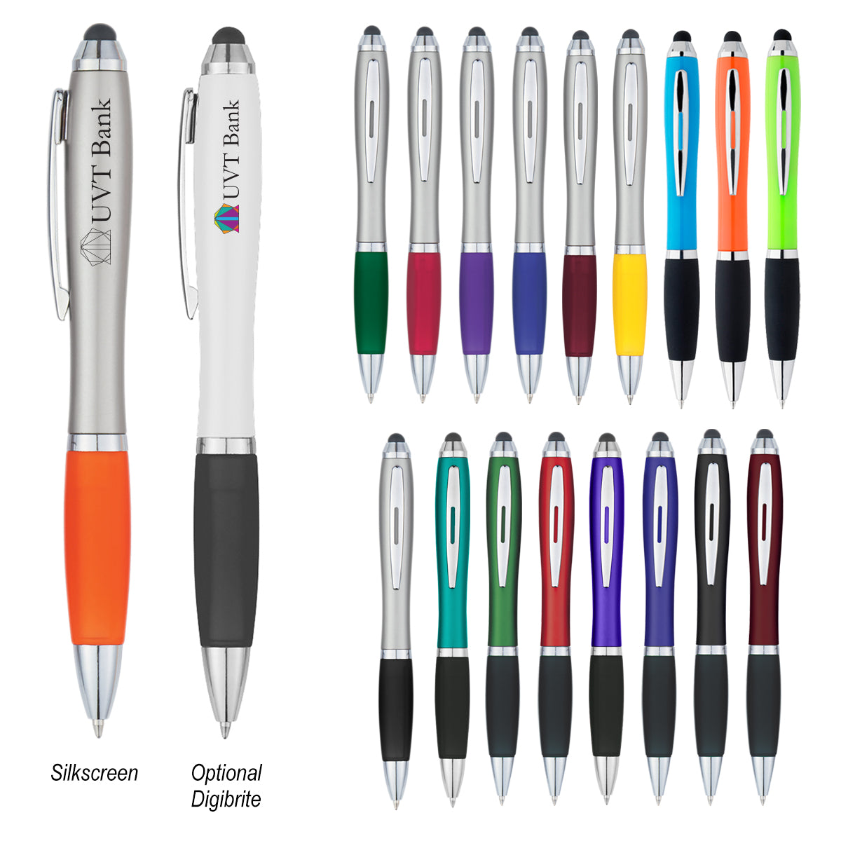 Satin Pen with Stylus Tip