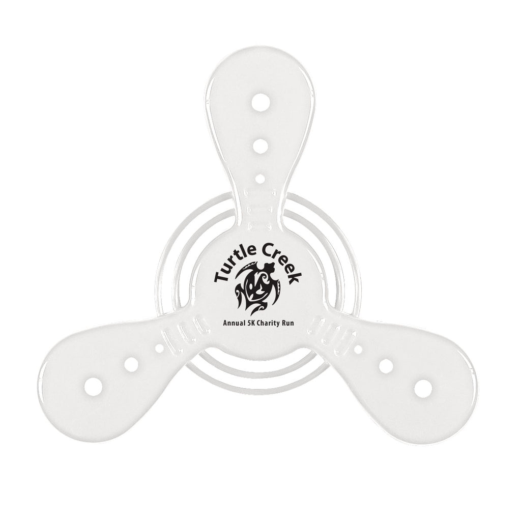 Saturn Recycled Flying Disc, 7 Inch - White - Pad Print