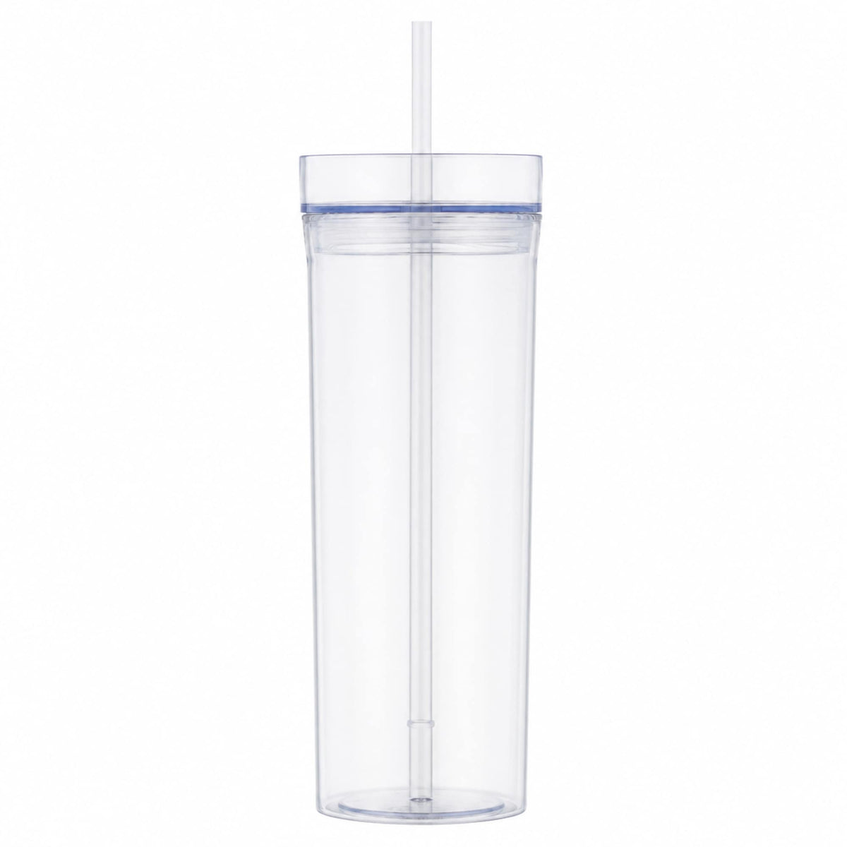 Sauron Clear Plastic Tumbler with Straw, 22 oz - Clear - Straight