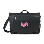 Sawyer Laptop Messenger Bag with Pen Loop - Black - View 1