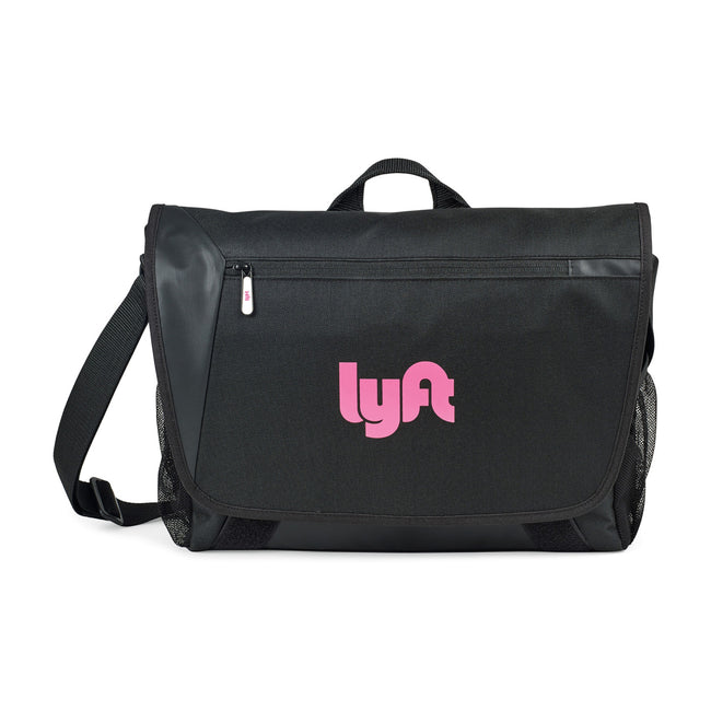 Sawyer Laptop Messenger Bag with Pen Loop