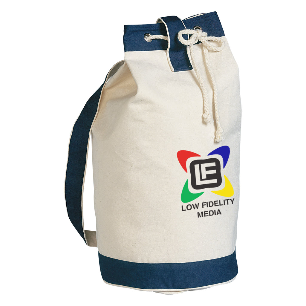 Schooner Tote Bag in Cotton Canvas Embroidery - Colorbrite