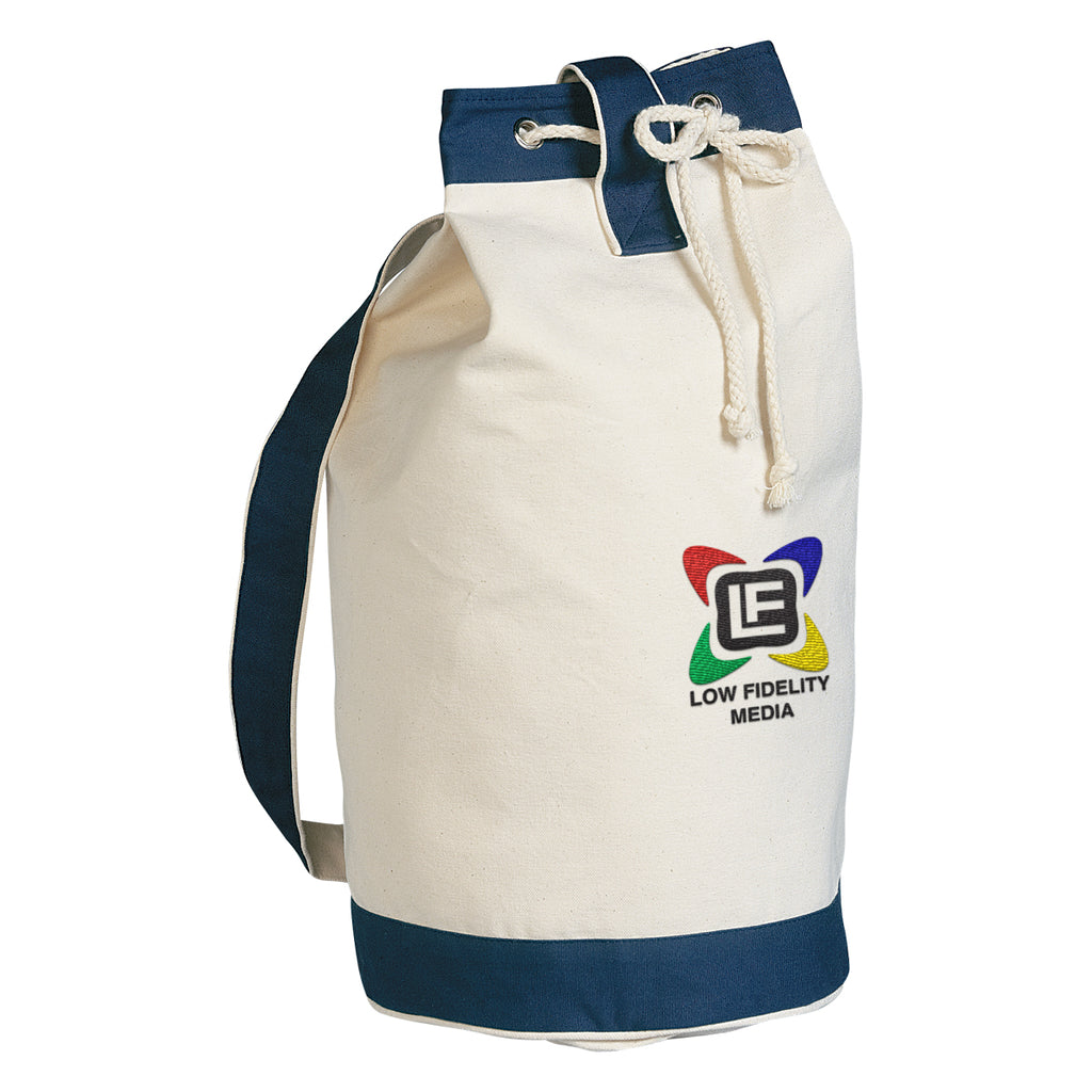 Schooner Tote Bag in Cotton Canvas - Embroidery
