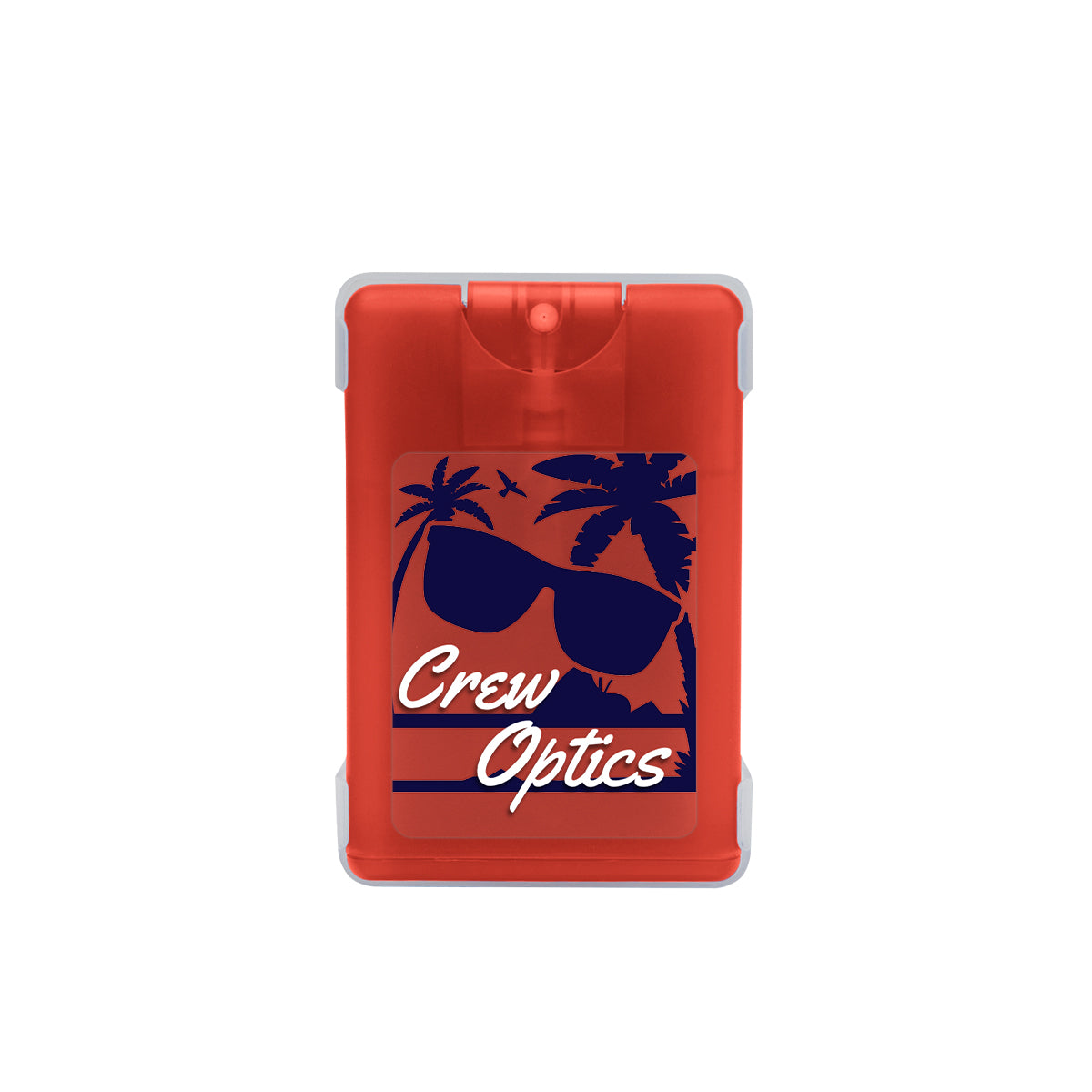 Screen Cleaner and Spray, 0.67 oz - Red - Full Color on a Clear Label