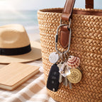 Screw Lock Key Ring and Round Charm - Lifestyle_Laser