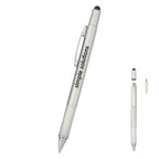 Screwdriver Pen and Stylus - Silver - Silk Screen