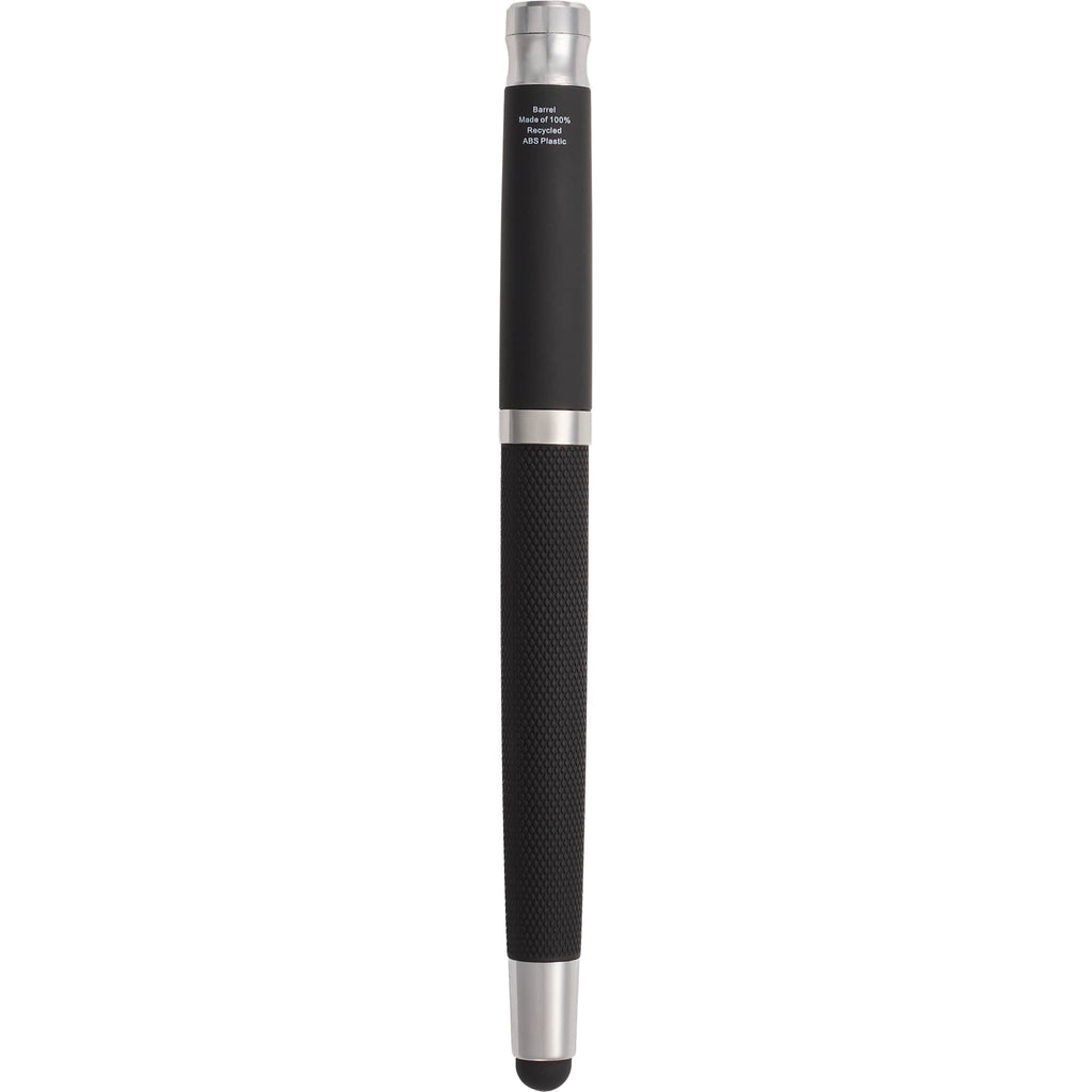 Scripto Bali Gel Stylus Pen in Recycled ABS Full Color - Black - Back
