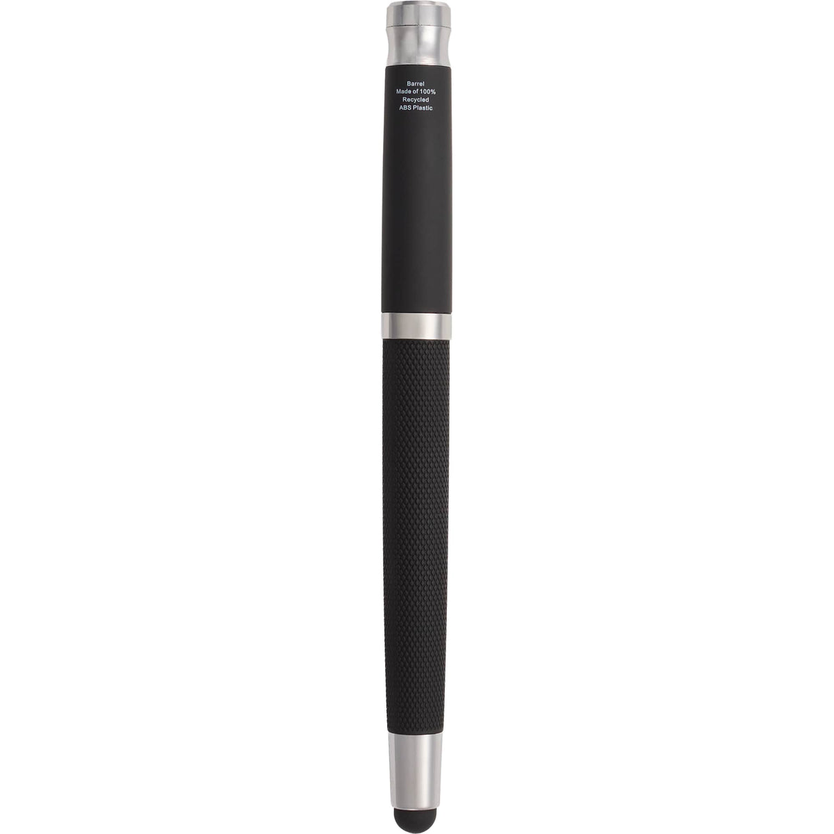 Scripto Bali Gel Stylus Pen in Recycled ABS Full Color - Black - Back