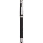 Scripto Bali Gel Stylus Pen in Recycled ABS Full Color - Black - Clip