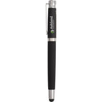 Scripto Bali Gel Stylus Pen in Recycled ABS Full Color - Black - Front