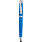 Scripto Bali Gel Stylus Pen in Recycled ABS Full Color - Blue - Clip