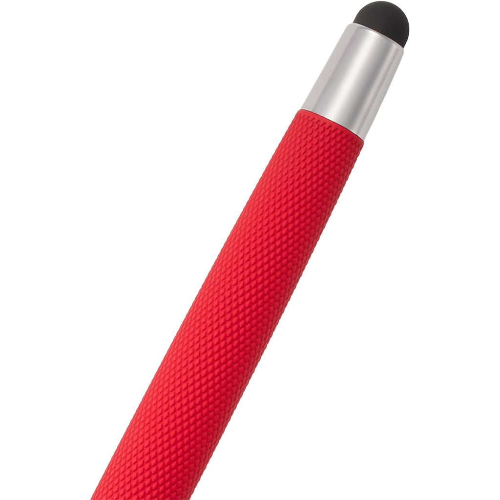 Scripto Bali Gel Stylus Pen in Recycled ABS Full Color - Red - Detail 2