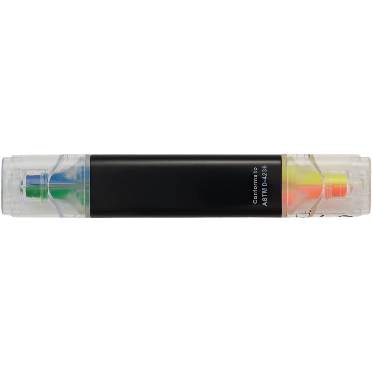 Scripto Four-Color Quad Highlighter Full Color - Black - Back