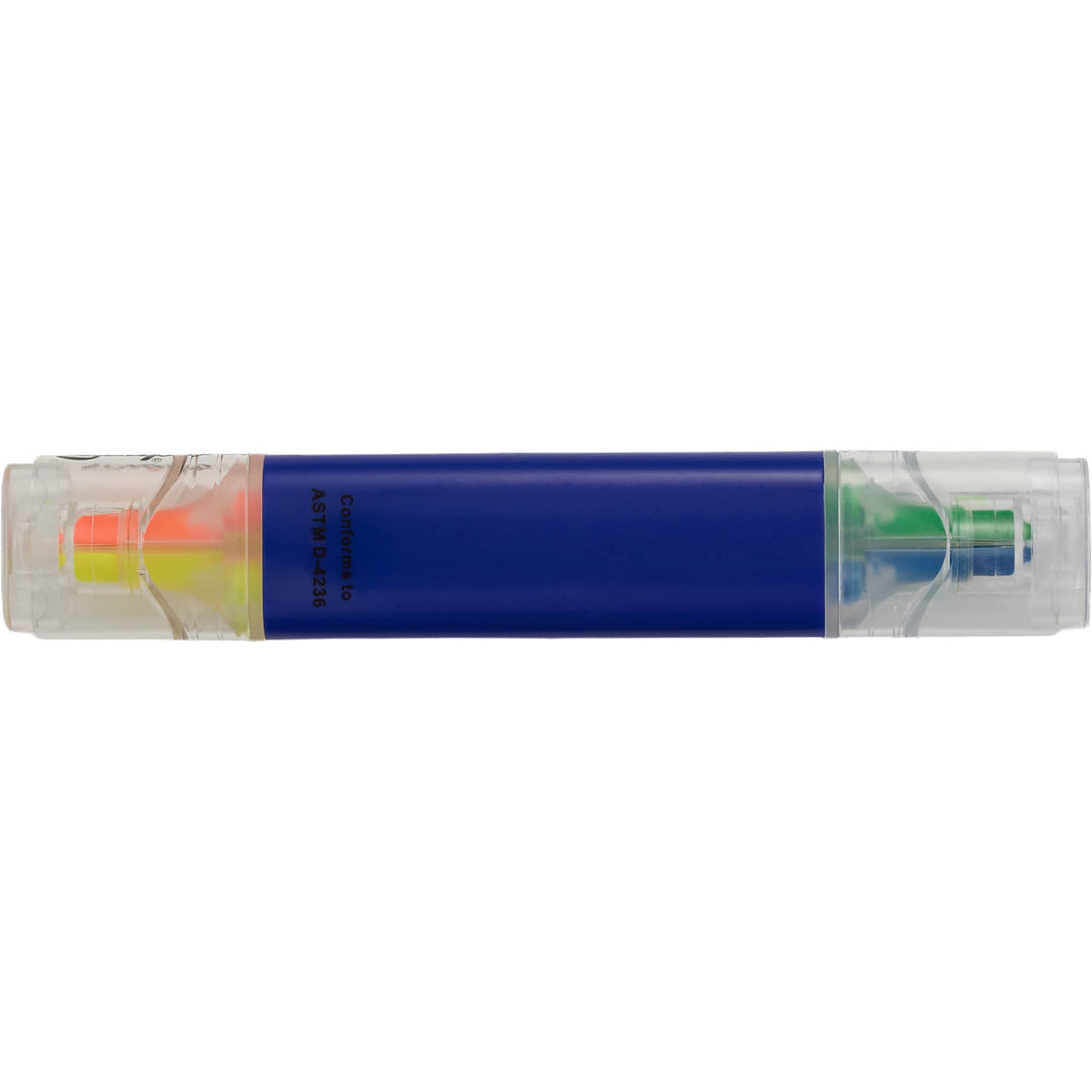 Scripto Four-Color Quad Highlighter Full Color - Blue - Back 2