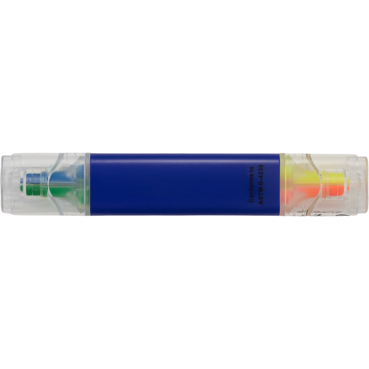 Scripto Four-Color Quad Highlighter Full Color - Blue - Back