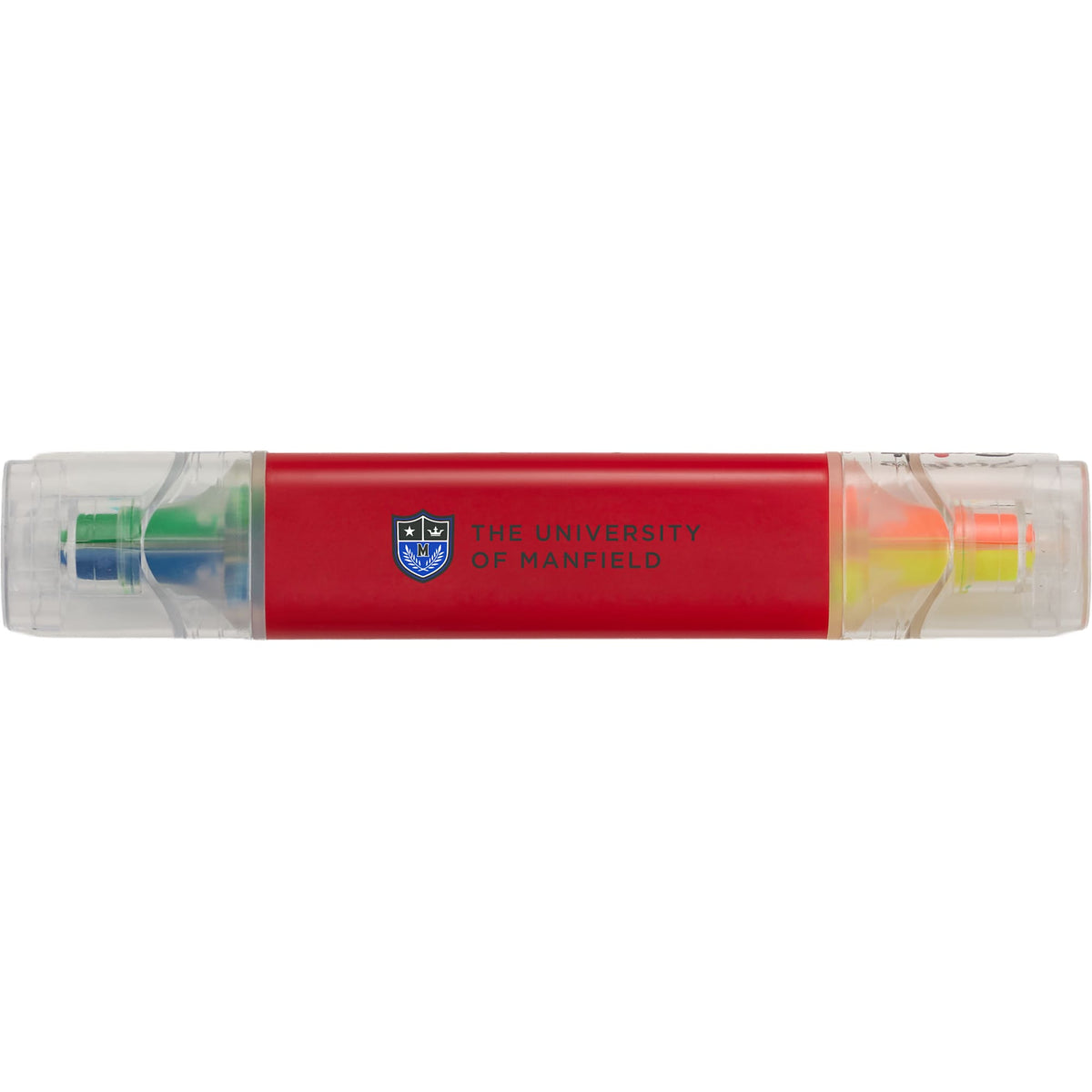 Scripto Four-Color Quad Highlighter Full Color - Red - Front