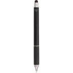 Scripto Neo Metallic Stylus Gel Pen in Recycled ABS Full Color - Black - Back