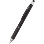Scripto Neo Metallic Stylus Gel Pen in Recycled ABS Full Color - Black - Detail