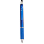 Scripto Neo Metallic Stylus Gel Pen in Recycled ABS Full Color - Blue - Clip