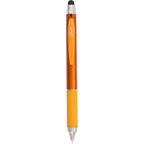 Scripto Neo Metallic Stylus Gel Pen in Recycled ABS Full Color - Orange - Clip