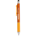 Scripto Neo Metallic Stylus Gel Pen in Recycled ABS Full Color - Orange - Front