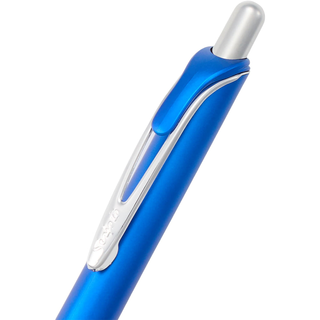 Scripto Oasis Gel Pen in Recycled Plastic Full Color - Blue - Detail