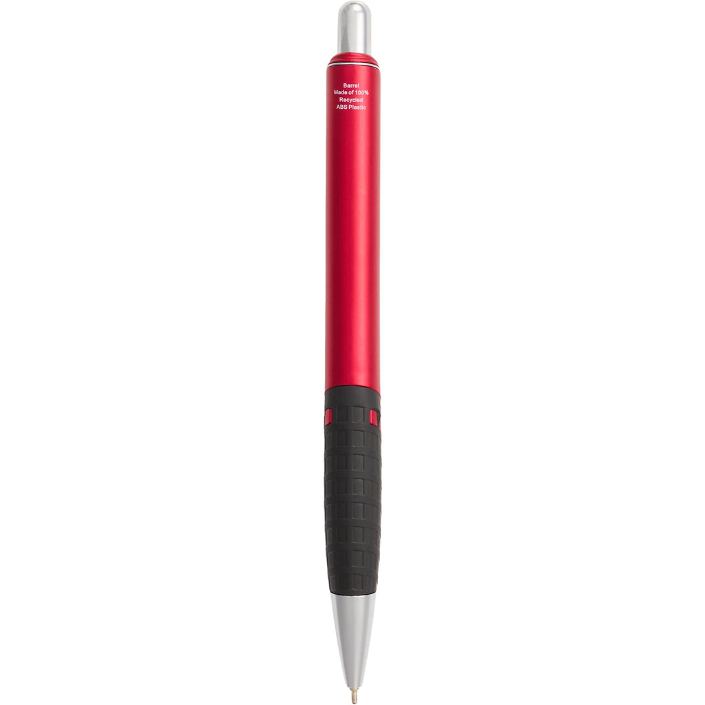 Scripto Oasis Gel Pen in Recycled Plastic Full Color - Red - Back