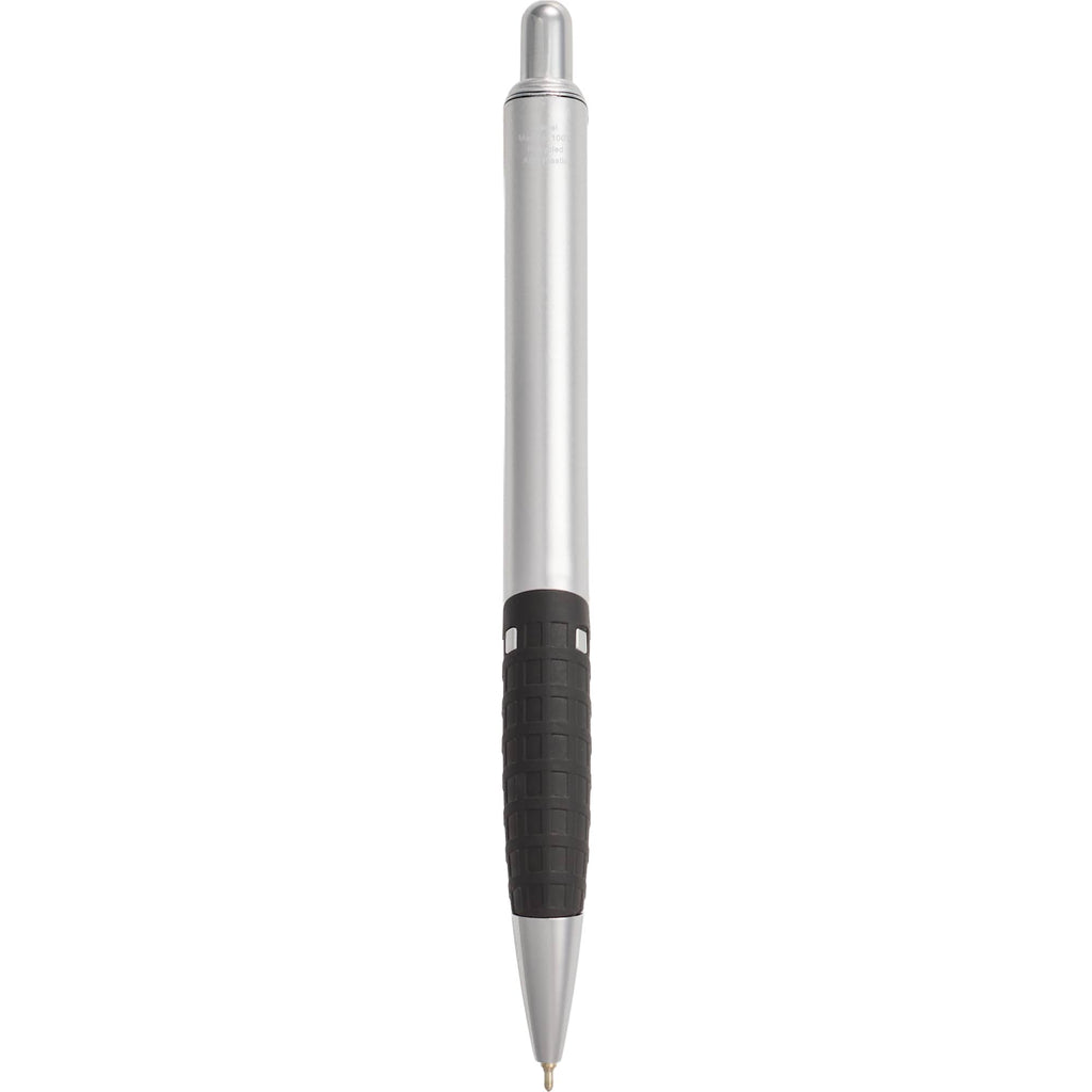 Scripto Oasis Gel Pen in Recycled Plastic Full Color - Silver - Back