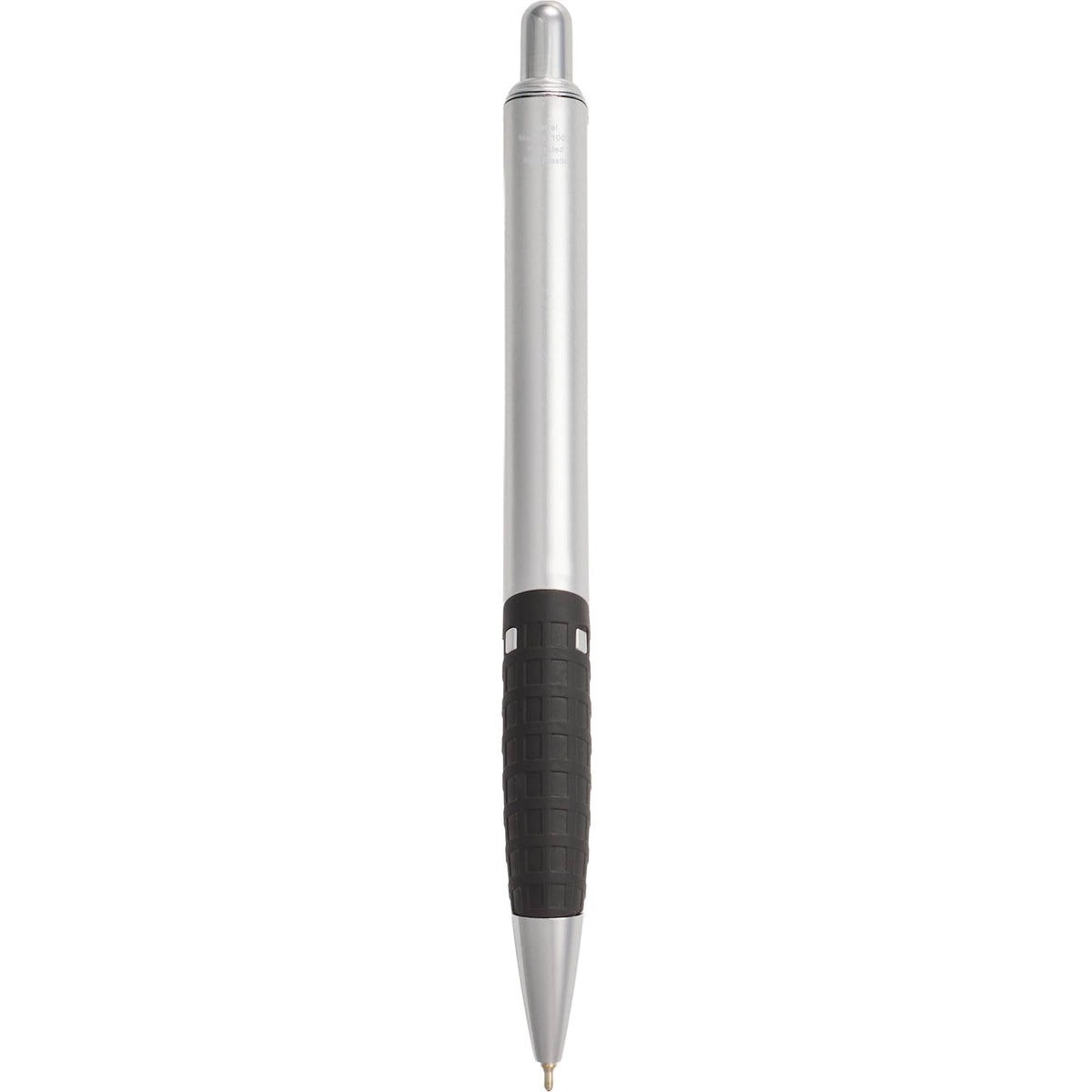 Scripto Oasis Gel Pen in Recycled Plastic Full Color - Silver - Back