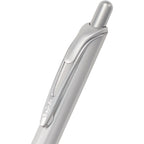 Scripto Oasis Gel Pen in Recycled Plastic Full Color - Silver - Detail