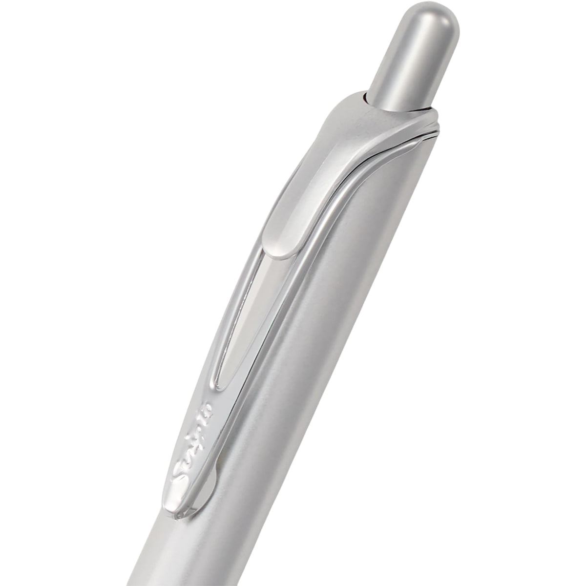 Scripto Oasis Gel Pen in Recycled Plastic Full Color - Silver - Detail