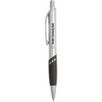 Scripto Oasis Gel Pen in Recycled Plastic Full Color - Silver - Front