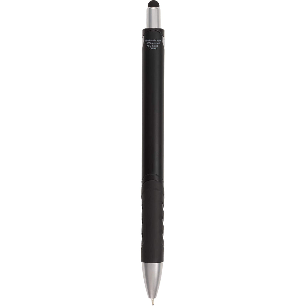 Scripto Revel Metallic Click Gel Pen with Stylus Full Color - Black - Back