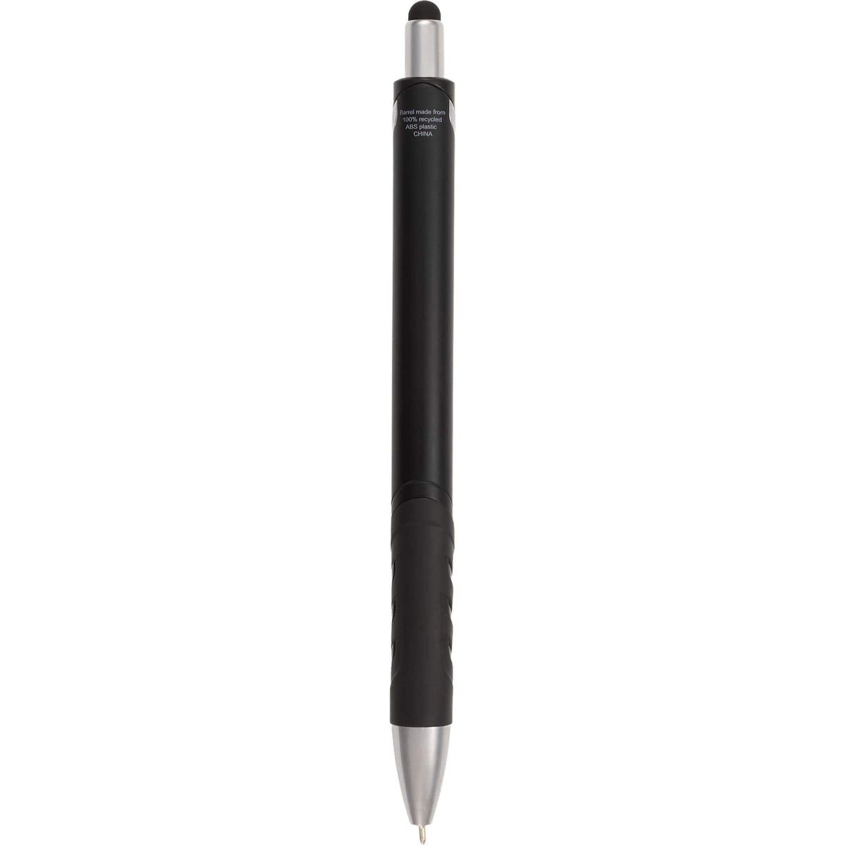 Scripto Revel Metallic Click Gel Pen with Stylus Full Color - Black - Back
