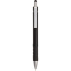Scripto Revel Metallic Click Gel Pen with Stylus Full Color - Black - Clip