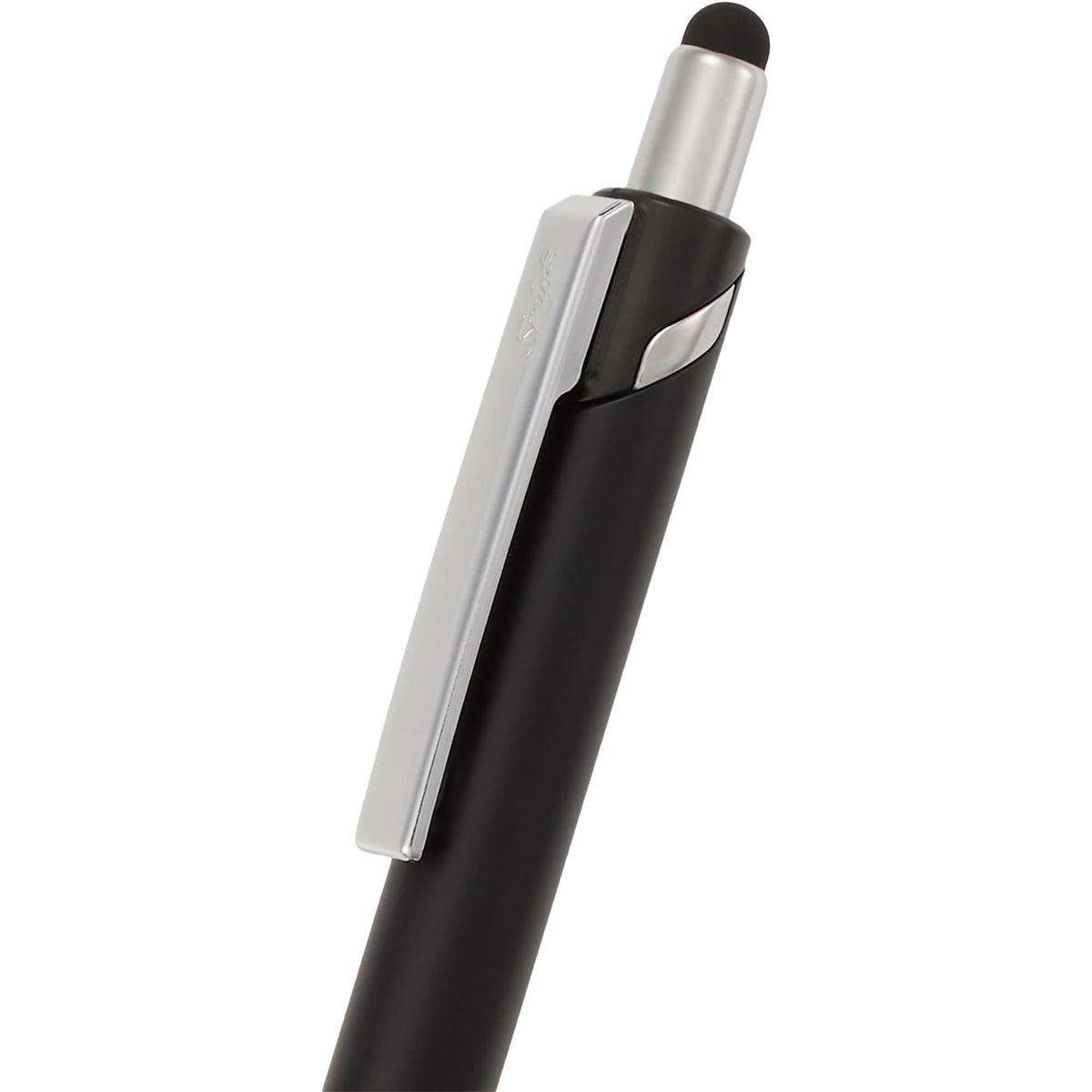 Scripto Revel Metallic Click Gel Pen with Stylus Full Color - Black - Detail