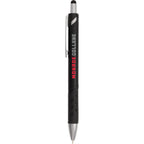 Scripto Revel Metallic Click Gel Pen with Stylus Full Color - Black - Front