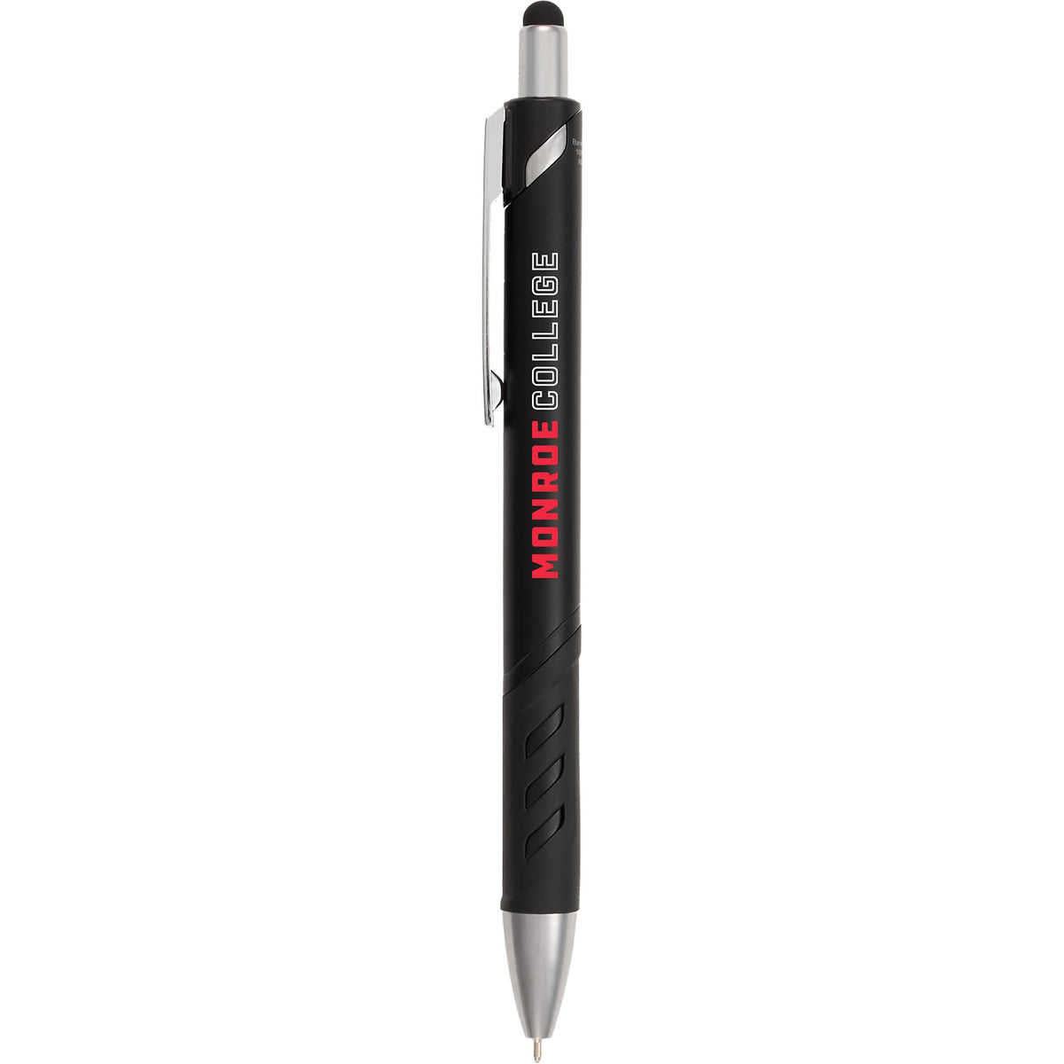 Scripto Revel Metallic Click Gel Pen with Stylus Full Color - Black - Front