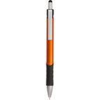 Scripto Revel Metallic Click Gel Pen with Stylus Full Color - Orange - Clip