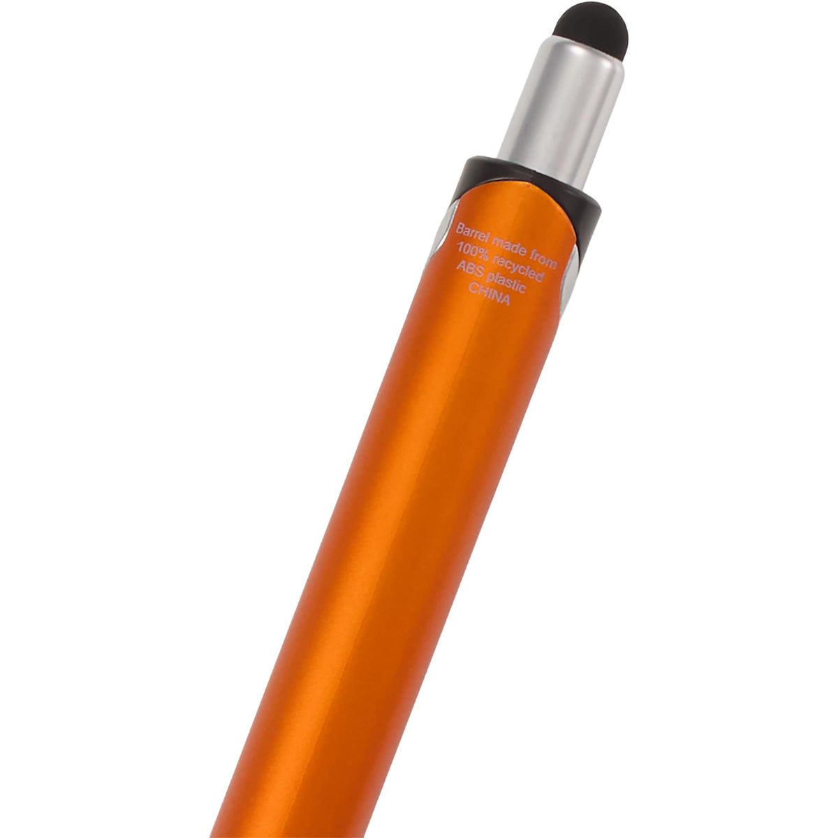 Scripto Revel Metallic Click Gel Pen with Stylus Full Color - Orange - Detail 3