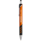 Scripto Revel Metallic Click Gel Pen with Stylus Full Color - Orange - Front